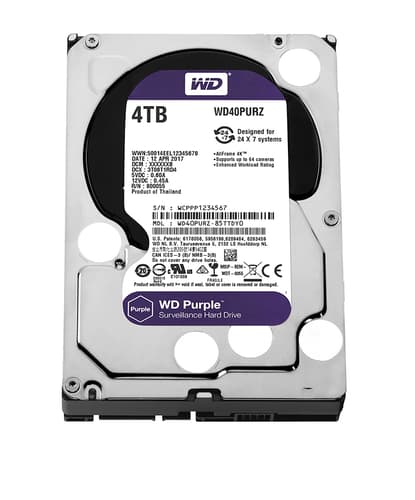 Western Digital Purple 4TB 5400 RPM